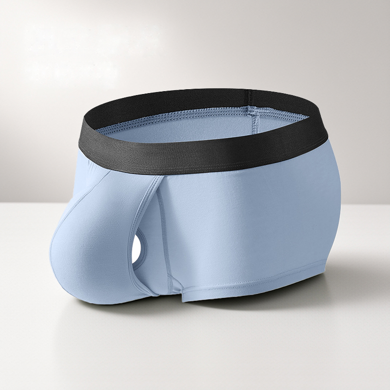 Bamboo Fiber Trunk - Erkekler için Orta Bel Boxer İç
